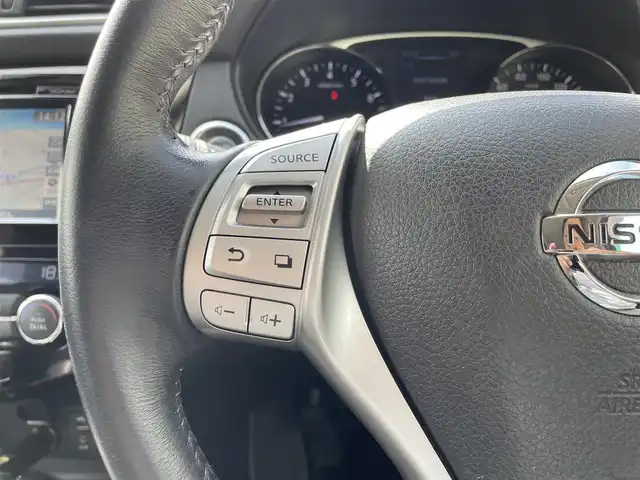 日産 エクストレイル 20X エマージェンシーブレーキ 宮崎県 2014(平26)年 11.9万km ダイヤモンドブラック ワンオーナー車/純正ナビ【QY73-91ND】/・フルセグTV・Bluetooth・DVD・CD/クルーズコントロール/全方位カメラ/衝突軽減ブレーキ/LEDヘッドライト/オートライト/コーナーセンサー/ドライブレコーダー【前方ユピテル製】/前席シートヒーター/純正フロアマット/純正17インチアルミホイール/ルーフレール/スペアキー有り