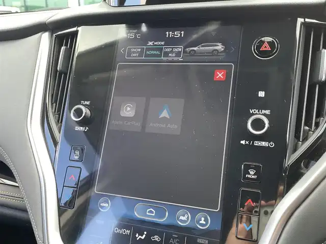 スバル アウトバック X－ブレイクEX 東京都 2022(令4)年 3.7万km アイスシルバーメタリック ワンオーナー/高度運転支援システム　アイサイトＸ/・渋滞時ハンズオフアシスト/・渋滞時発進アシスト/・アクティブレーンチェンジアシスト/・カーブ前速度制御/・料金所前速度制御/・プリクラッシュブレーキ/・ツーリングアシスト/・追従型クルーズコントロール/オートビークルホールド/アイドリングストップ/スバルリアビークルディテクション/XMODE/11.6インチセンターインフォメーションディスプレイ/・Bluetooth接続/・フルセグTV/・Apple Car Play/・Android Auto/バックカメラ/ドライブレコーダー/パワーバックドア/ステアリング連動ヘッドランプ/ワンタッチウィンカー機能/ドライバーモニタリングシステム/前席パワーシート/前席シートヒーター/ステアリングヒーター/電子パーキング/スペアキー/スマートキー