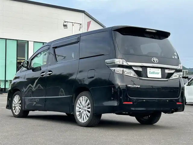 トヨタ ヴェルファイア 2．4Z 鹿児島県 2012(平24)年 13.3万km ブラック フリップダウンモニター/純正ナビ/　　CD/DVD/BT/フルセグ/左側パワースライドドア/HIDオートライト/純正18インチアルミホイール/ステアリングスイッチ/nanoeスイッチ/ECO MODEスイッチ/スマートキー