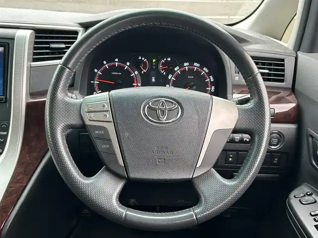 トヨタ ヴェルファイア 2．4Z 鹿児島県 2012(平24)年 13.3万km ブラック フリップダウンモニター/純正ナビ/　　CD/DVD/BT/フルセグ/左側パワースライドドア/HIDオートライト/純正18インチアルミホイール/ステアリングスイッチ/nanoeスイッチ/ECO MODEスイッチ/スマートキー