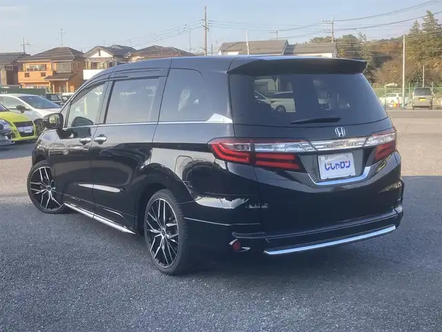 ホンダ オデッセイ アブソルート EX 埼玉県 2014(平26)年 12.4万km クリスタルブラックパール (株)IDOMが運営する【じしゃロン鳩ヶ谷店】の自社ローン対象車両になります。こちらは現金ご利用時の価格です。自社ローンご希望の方は別途その旨お申付け下さい。/登録時124018km/純正ナビ/フルセグTV/マルチビューカメラシステム/フリップダウンモニター/クルーズコントロール/衝突被害軽減システム/両側パワースライドドア/運転席パワーシート/ビルトインETC/ハーフレザーシート/キャプテンシート/オットマン/USB×2/HDMI/プッシュスタート/スマートキー/アイドリングストップ/革巻きステアリング/ステアリングリモコン/オートライト/フロントフォグランプ/パドルシフト/社外19インチAW(TRS)/ダブル/サイド/カーテンエアバッグ/ECON/ドアバイザー