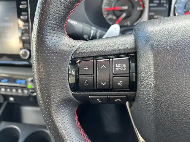 トヨタ ハイラックス Z GRスポーツ 宮城県 2022(令4)年 3.3万km アティチュードブラックマイカ プリクラッシュセーフティ/レーンディパーチャーアラート/ロードサインアシスト/先行車発進告知機能/クリアランスソナー/バックソナー/リアデフロック/アクティブトラクションコントロール/ダウンヒルアシストコントロール制御/オートLSD/8インチディスプレイオーディオ/・ナビ機能付/・Bluetooth/パノラミックビューモニター/ETC/ハーフレザーシート/革巻きステアリング/レーダークルーズコントロール/ステアリングスイッチ/パドルシフト/MTモード付AT/LEDヘッドランプ/フォグランプ/オートライト/スマートキー＆プッシュスタート/電動格納ミラー/純正フロアマット/W/サイド/カーテンエアバッグ