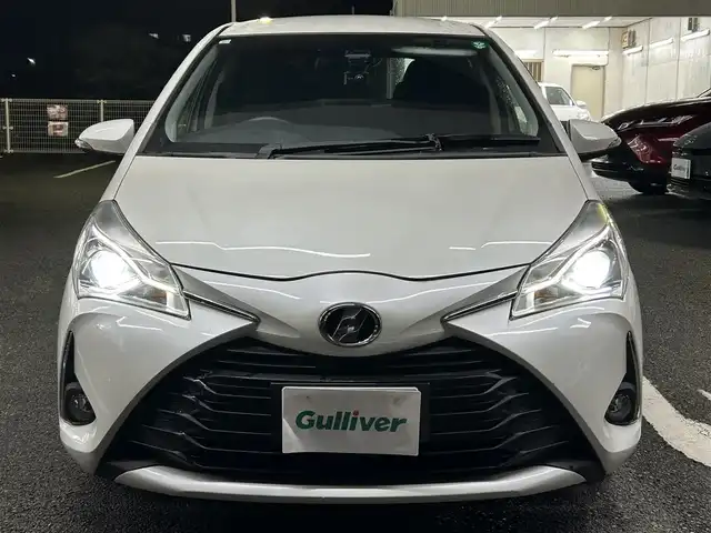 トヨタ ヴィッツ F 静岡県 2017(平29)年 2.5万km ホワイトパールクリスタルシャイン ユーザー買取車両/純正SDナビ(NSCD-W66)/　【CD/DVD/BT/ワンセグTV】/純正LEDヘッドライト/バックカメラ/スマートキー/ドライブレコーダー/スマートキー/プッシュスタート/ビルトインETC/取扱説明書/スペアキー×1