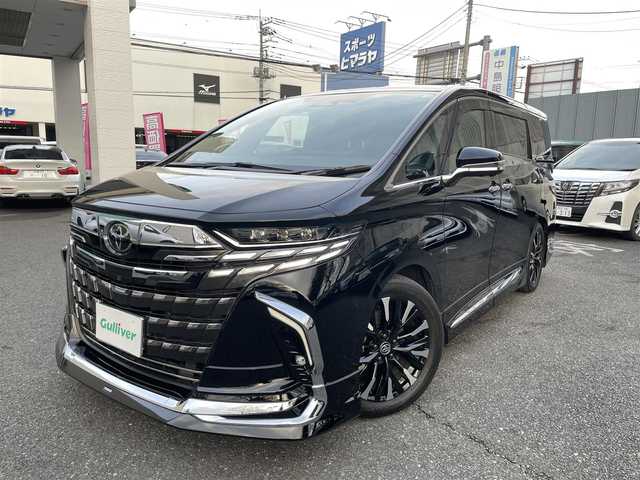 トヨタ アルファードハイブリット エグゼクティブ ラウンジ 埼玉県 2023(令5)年 2.8万km ブラック ハイブリッドモデル/4WD/モデリスタエアロキット/モデリスタフロントグリル/独立ムーンルーフ/メーカーナビゲーション/フルセグTV/JBLサウンドシステム/360カメラ/後席リアエンターテイメント/純正オプション19インチアルミ/GRパフォーマンスダンパー/GRドアスタビライザー&ブレースセット/ヘッドアップディスプレイ/アダプティブクルーズコントロール/オートハイビーム/LEDヘッドライト/デジタルインナーミラー /黒レザーシート/ETC20/シートヒーター/シートベンチレーション/ステアリングヒーター/パワーバックドア/FRコーナーセンサー/FRドライブレコーダー/ブラインドスポット/スペアタイヤ/AC100V/スペアキー/R6ディーラー点検記録簿/新車保証書/取扱説明書