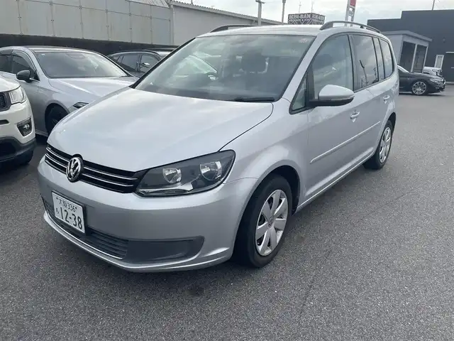 フォルクスワーゲン ゴルフ トゥーラン TSI コンフォートライン 滋賀県 2012(平24)年 3.4万km シルバー 社外ナビ/CD/DVD/BT/フルセグＴＶ/Ｂカメラ/ETC/ルーフレール