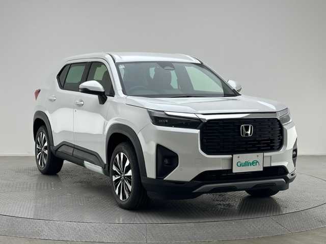 ホンダ ＷＲ－Ｖ Z 兵庫県 2025(令7)年 0.1万km未満 プラチナホワイトパール 登録済み未使用車/ハーフレザーシート/レーダークルーズコントロール/衝突軽減ブレーキ/レーンキープアシスト/リアパーキングセンサー/パドルシフト/本革巻きステアリング/LEDヘッドライト/LEDフォグライト/オートライト/オートハイビーム/スマートキー/純正17インチアルミホイール
