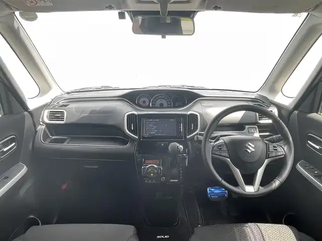 スズキ ソリオ バンディット HV MV 滋賀県 2018(平30)年 14.7万km スーパーブラックパール Panasonicナビ/(フルセグ/Bluetooth/CD/DVD)/衝突軽減ブレーキ/アダプティブクルーズコントロール/レーンキープアシスト/クリアランスソナー/片側パワースライドドア/パドルシフト/D席シートヒーター/電動格納ミラー/ETC