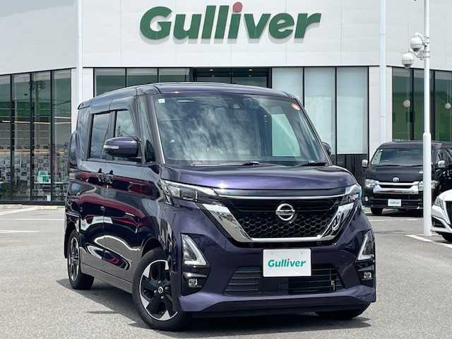 日産 ルークス HWS X プロパイロットED 長崎県 2021(令3)年 4.8万km アメジストパープル 純正メモリーナビ/CD/DVD/BT/フルセグTV/アラウンドビューモニター/エマージェンシーブレーキ/プロパイロット/両側パワースライドドア/ナビ連動ドライブレコーダー/コーナーセンサー前後/LEDヘッドライト/ETC/スマートキー×2