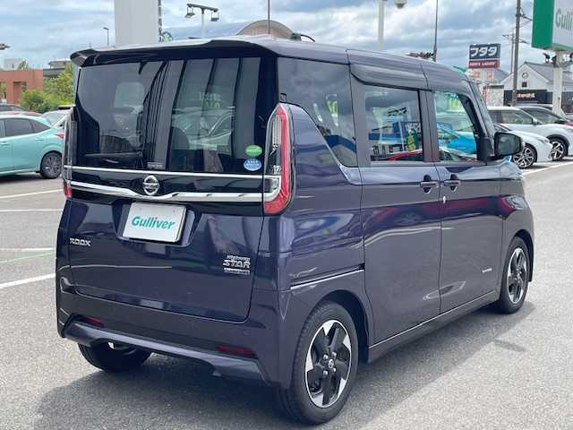 日産 ルークス HWS X プロパイロットED 長崎県 2021(令3)年 4.8万km アメジストパープル 純正メモリーナビ/CD/DVD/BT/フルセグTV/アラウンドビューモニター/エマージェンシーブレーキ/プロパイロット/両側パワースライドドア/ナビ連動ドライブレコーダー/コーナーセンサー前後/LEDヘッドライト/ETC/スマートキー×2