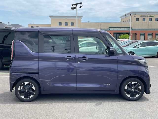 日産 ルークス HWS X プロパイロットED 長崎県 2021(令3)年 4.8万km アメジストパープル 純正メモリーナビ/CD/DVD/BT/フルセグTV/アラウンドビューモニター/エマージェンシーブレーキ/プロパイロット/両側パワースライドドア/ナビ連動ドライブレコーダー/コーナーセンサー前後/LEDヘッドライト/ETC/スマートキー×2