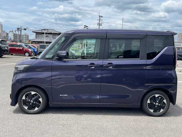 日産 ルークス HWS X プロパイロットED 長崎県 2021(令3)年 4.8万km アメジストパープル 純正メモリーナビ/CD/DVD/BT/フルセグTV/アラウンドビューモニター/エマージェンシーブレーキ/プロパイロット/両側パワースライドドア/ナビ連動ドライブレコーダー/コーナーセンサー前後/LEDヘッドライト/ETC/スマートキー×2