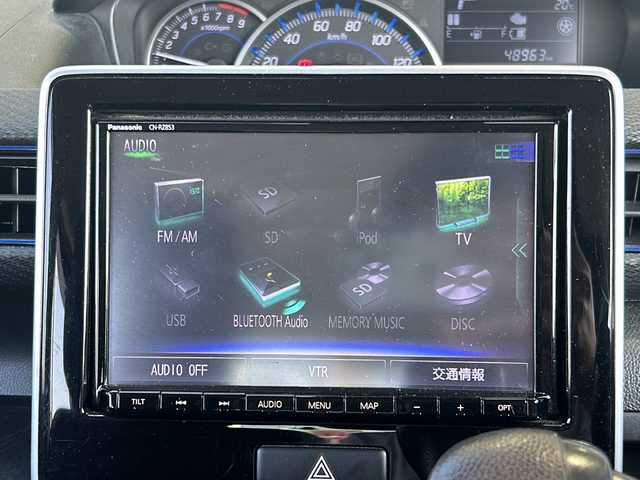 スズキ ワゴンＲ HYBRID FZ 静岡県 2020(令2)年 4.9万km ブルーイッシュブラックパール3 純正ナビ/・ラジオ/フルセグTV/・SD/ipod/USB/CD/DVD/Bluetooth/主要装備/・全方位カメラ　/・シートヒーター　/・ドライブレコーダー　/・レーンキープアシスト　/・オートライト　/・ハーフレザーシート　/・プッシュスタート　/・スマートキー　/・ヘッドアップディスプレイ　/・純正アルミホイール/・純正フロアマット/・盗難防止装置/・横滑り防止/・パワーステアリング/・パワーウィンドウ/・アイドリングストップ