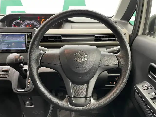 スズキ ワゴンＲ HYBRID FX 鹿児島県 2021(令3)年 4.1万km ピュアホワイトP ナビ(CD/DVD/Bluetooth/フルセグTV)　/バックカメラ　/デュアルカメラブレーキサポート　/誤発進抑制機能　/運転席シートヒーター　/前後ドライブレコーダー　/後方コーナーセンサー/フロアマット　/オートライト　/オートマチックハイビーム　/純正ドアバイザー　/電格ミラー/ヘッドライトレベライザー