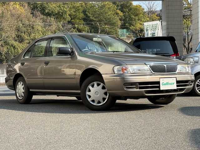 日産 サニー EX サルーン LTD 大阪府 1998(平10)年 8.7万km ブラウニッシュグレー /禁煙車//社外オーディオ/ARX6370//AM/FM//純正ドアバイザー//純正フロアマット