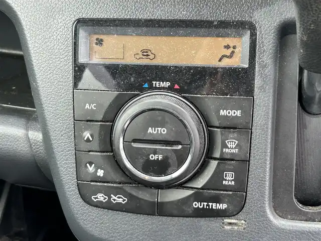 スズキ ワゴンＲ FZ 奈良県 2014(平26)年 11万km ブルーイッシュブラックパール3 社外ナビ　/ワンセグ　/ETC　/Bluetooth　/CDチェンジャー　/USB入力端子　/DVD再生機　/運転席シートヒーター　/純正アルミホイール　/スマートキー/ABS　/横滑り防止装置　/ハロゲンライト　/衝突被害軽減システム　