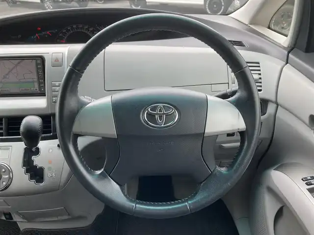 トヨタ エスティマ アエラス 長野県 2006(平18)年 9.4万km ホワイトパールクリスタルシャイン 純正HDDナビ/(AM/FM/CD/DVD/HDD/SD/AUX)/バックカメラ/ETC/後席用モニター/片方パワースライドドア/ドアバイザー/電格ミラー/ウインカーミラー/3列シート/取扱説明書