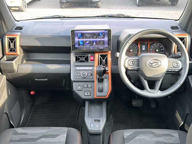 ダイハツ タフト G ターボ 岐阜県 2020(令2)年 4.6万km フォレストカーキメタリック ワンオーナー/メーカーオプションナビ/フルセグTV/BTオーディオ/CD/DVD/FM/AM/HDMI/バックカメラ/アラウンドビューモニター/スカイルーフ/ルーフレール/ドライブレコーダー（ナビ連動）/ETC/シートヒーター前席/ETC/レーダークルーズコントロール/先行車発進お知らせ/衝突警報装置/標識認識機能/車線逸脱警報/レーンキープアシスト/プッシュスタート/スマートキースペア/社外AW付スタットレスタイヤ4本車載