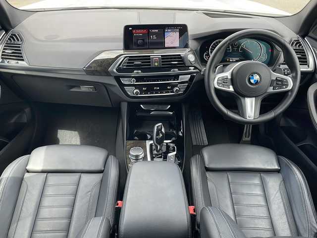 ＢＭＷ Ｘ３ xDrive20d Mスポーツ 山口県 2019(平31)年 4.5万km アルピンホワイトⅢ 黒革シート/純正メモリーナビ・地デジTV/全方位カメラ/ワイヤレス充電/カラーHUD/インテリジェントセーフティ/レーダークルーズコントロール/衝突軽減ブレーキ/LKA/BSM/コーナーセンサー/純正19インチアルミホイール/LEDライト/LEDフォグ/パワーバックドア/ルーフレール/前席パワーシート/全席シートヒーター/純正CD/DVD/MSV/USB/BT/ミラーリング/ビルトインETC/ヒルディセントコントール/プッシュスタート/スマートキー×2/R2/3/4/5/7年ディーラー整備記録/保証書・取説あり