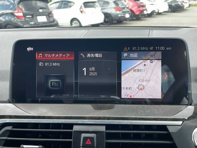 ＢＭＷ Ｘ３ xDrive20d Mスポーツ 山口県 2019(平31)年 4.5万km アルピンホワイトⅢ 黒革シート/純正メモリーナビ・地デジTV/全方位カメラ/ワイヤレス充電/カラーHUD/インテリジェントセーフティ/レーダークルーズコントロール/衝突軽減ブレーキ/LKA/BSM/コーナーセンサー/純正19インチアルミホイール/LEDライト/LEDフォグ/パワーバックドア/ルーフレール/前席パワーシート/全席シートヒーター/純正CD/DVD/MSV/USB/BT/ミラーリング/ビルトインETC/ヒルディセントコントール/プッシュスタート/スマートキー×2/R2/3/4/5/7年ディーラー整備記録/保証書・取説あり