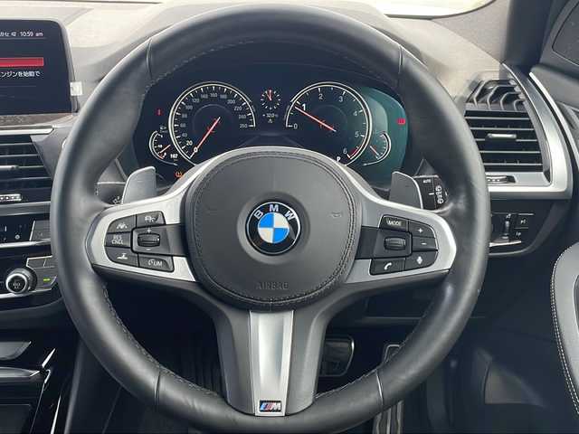 ＢＭＷ Ｘ３ xDrive20d Mスポーツ 山口県 2019(平31)年 4.5万km アルピンホワイトⅢ 黒革シート/純正メモリーナビ・地デジTV/全方位カメラ/ワイヤレス充電/カラーHUD/インテリジェントセーフティ/レーダークルーズコントロール/衝突軽減ブレーキ/LKA/BSM/コーナーセンサー/純正19インチアルミホイール/LEDライト/LEDフォグ/パワーバックドア/ルーフレール/前席パワーシート/全席シートヒーター/純正CD/DVD/MSV/USB/BT/ミラーリング/ビルトインETC/ヒルディセントコントール/プッシュスタート/スマートキー×2/R2/3/4/5/7年ディーラー整備記録/保証書・取説あり
