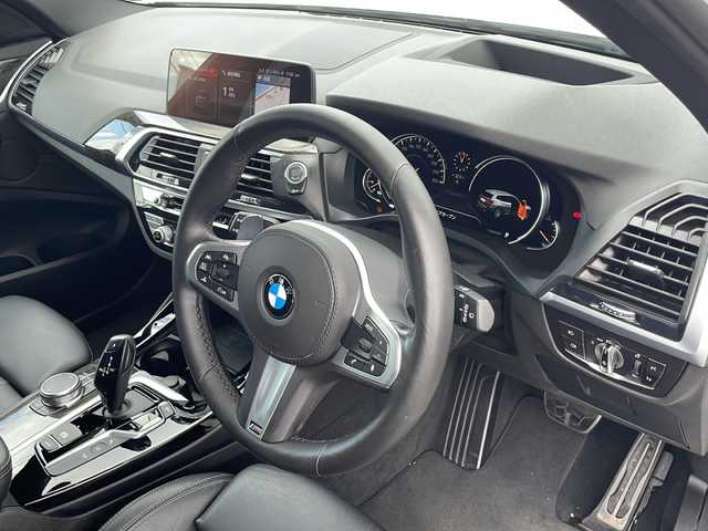 ＢＭＷ Ｘ３ xDrive20d Mスポーツ 山口県 2019(平31)年 4.5万km アルピンホワイトⅢ 黒革シート/純正メモリーナビ・地デジTV/全方位カメラ/ワイヤレス充電/カラーHUD/インテリジェントセーフティ/レーダークルーズコントロール/衝突軽減ブレーキ/LKA/BSM/コーナーセンサー/純正19インチアルミホイール/LEDライト/LEDフォグ/パワーバックドア/ルーフレール/前席パワーシート/全席シートヒーター/純正CD/DVD/MSV/USB/BT/ミラーリング/ビルトインETC/ヒルディセントコントール/プッシュスタート/スマートキー×2/R2/3/4/5/7年ディーラー整備記録/保証書・取説あり