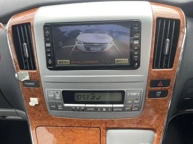 トヨタ アルファード Ｖ MS プラチナセレクションⅡ 東京都 2007(平19)年 5万km グレーM 純正７型HDDナビ/(AM/FM/CD/DVD/MD/HDD)/両側パワースライドドア/パワーバックドア/ウッドコンビパネル/ステアリングリモコン/バックカメラ/オートヘッドライト/WAAC/純正フリップダウンモニター