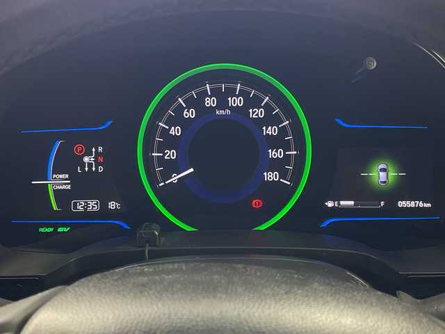 ホンダ シャトル ハイブリッド Z スタイルエディション 岐阜県 2016(平28)年 5.6万km ミッドナイトブルービームM 純正メモリナビ【VXM-165VFi】/・フルセグ/BT/CD/DVD/バックカメラ/ビルトインETC/ハーフレザーシート/・シートヒーター/革巻きステアリング/・ステアリングスイッチ/・パドルシフト/・クルーズコントロール/衝突軽減ブレーキ/ドライブレコーダー/純正フロアマット/純正ドアバイザー/ルーフレール/LEDヘッドライト/・フォグランプ