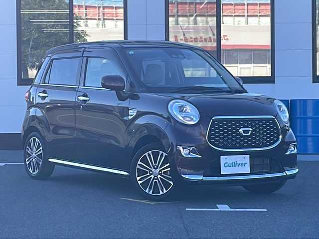 ダイハツ キャスト スタイル G VS SAⅢ 山口県 2021(令3)年 4.3万km プラムブラウンクリスタルマイカ 純正SDナビ/・Bluetooth/・フルセグテレビ/・DVD再生/・USB入力/パノラミックビュー/ドライブレコーダー/スマートアシストIII/・衝突回避支援ブレーキ機能/・誤発進抑制制御機能/・先行車発進お知らせ機能/・車線逸脱警報機能/・オートハイビーム/純正LEDヘッドライト/フォグライト/オートライト/純正アルミホイール/純正フロアマット/ドアバイザー/プッシュスタート/スマートキー/スペアキー有/コーナーセンサー/保証書/取扱説明書