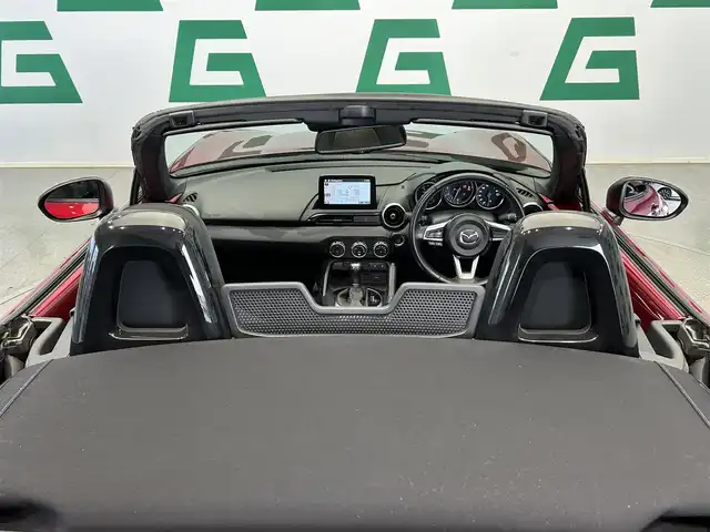 マツダ ロードスター S スペシャルパッケージ 鹿児島県 2018(平30)年 3.7万km ソウルレッドクリスタルM 禁煙車/純正ナビ(CD/DVD/フルセグTV/Bluetooth)/パドルシフト　/シートヒーター　/BOSEサウンドシステム　/コーナーセンサー/ブラインドスポットモニタリング　/車線逸脱警報/LEDヘッドライト/オートライト　/ＥＴＣ/純正フロアマット/スマートキー/プッシュスタート