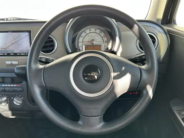 スズキ ラパン G 新潟県 2012(平24)年 4万km ブルーイッシュブラックパール3 4WD/社外ナビ/(AM/FM/CD/DVD/ワンセグ)/ETC/シートヒーター/電格ミラー/ドアバイザー/プッシュスタート/スマートキー