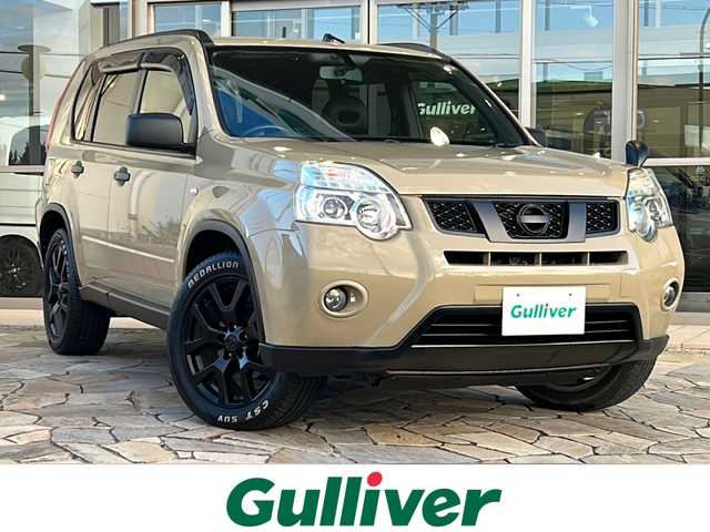 日産 エクストレイル 20Xtt 静岡県 2012(平24)年 10.1万km ダイヤモンドブラック 社外ナビ/・CD/DVD/SD/Bluetooth/ipod/USB/・ラジオ/フルセグTV/主要装備/・クルーズコントロール　/・シートヒーター　/・ＥＴＣ　/・オートライト　/・ダウンヒルアシストコントロール　/・フォグランプ　/・レーザーシート　/・横滑り防止装置　/・純正アルミホイール　/・パワーステアリング　/・パワーウィンドウ/・プッシュスタート/・スマートキー