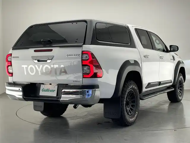 トヨタ ハイラックス Z 愛知県 2021(令3)年 1.1万km スーパーホワイトⅡ 純正ナビ　バックカメラ　ＡＥＲＯＫＬＡＳキャノピー　ＪＢＬスピーカー　ＥＴＣ　純正ドラレコ　ＢＡＴＴＬＥＺリフトアップサス　ＧＲサイドステップ　純正オーバーフェンダー　ＴＲＤフィルム　衝突軽減　純正パーツ純正AW積込　保証書　ワンオナ　禁煙車　ブロックタイヤ　コーナーセンサー　ヘッドライトウォッシャー　コーナーセンサー　社外シフトノブ　社外ステアリング