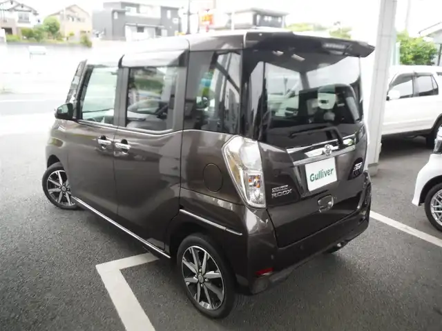 日産 デイズ ルークス ハイウェイスター Gターボ 東京都 2020(令2)年 3.3万km 茶 保証書・取説あり/純正ナビ・TV・DVD・BT/　ドラレコ前後・2.0ETC/　アラウンドビューモニター/両側パワースライドドア/クルーズコントロール/　エマージェンシーブレーキ/　レーンキープアシスト/　クリアランスソナー/LEDヘッドライト/インテリキー×2個