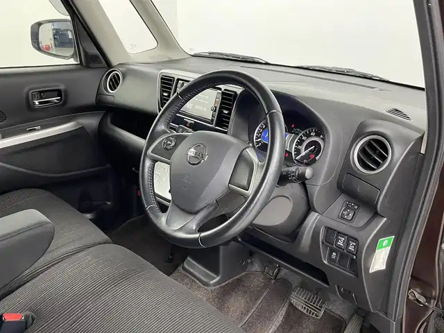 日産 デイズ ルークス ハイウェイスターターボ 埼玉県 2014(平26)年 5万km モカブラウンP 両側パワースライドドア/純正メモリナビ(型式：MC314D-W)/全方位モニター/ドライブレコーダー/ETC/HIDヘッドライト/純正フロアマット/プッシュスタート/スマートキー/スペアキー1本