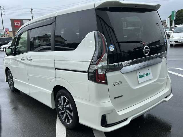 日産 セレナ ハイウェイスター 岐阜県 2020(令2)年 1.9万km ブリリアントホワイトパール 登録時走行距離：18753km/アルパイン１１インチナビ/アラウンドビューモニター/フルセグテレビ・CD・DVD・Bluetooth・USB・HDMI/プロパイロット/セーフティーパックB/・SRSカーテンエアバッグシステム/・サイドエアバッグシステム（前席）/・インテリジェントルームミラー/・電動パーキングブレーキ/・オートブレーキホールド/・プロパイロット/・ステアリングスイッチ/・踏み間違い衝突防止アシスト/・インテリジェント パーキングアシスト/・インテリジェント アラウンドビューモニター/・インテリジェント DA(ふらつき警報/・フロント&バックソナー/・ヒーター付ドアミラー/コーナーセンサー前後/LEDヘッドライト/オートライト/ウィンカーミラー/ドライブレコーダー前後/横滑り防止装置/盗難防止装置/レーンキープアシスト/両側パワースライドドア/BSW（後側方車両検知警報システム）/LDW（車線逸脱警報）/レーダークルーズコントロール/布系シート/3列シート/フルフラットシート/純正フロアマット/純正16アルミホイール/プッシュスタート/スマートキー/アイドリングストップ
