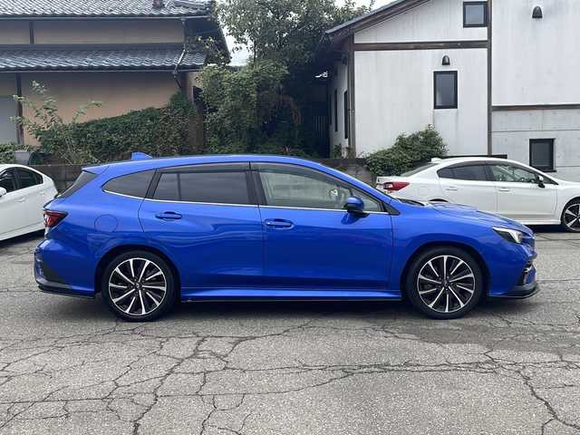 スバル レヴォーグ 1．8STIスポーツ EX 福井県 2021(令3)年 5.1万km WRブルーパール ワンオーナー /ターボ/4WD/メーカー純正ナビゲーション/（Bluetooth）/フルセグテレビ /サイドカメラ/バックカメラ/アイサイト/アダプティブクルーズコントロール/レーンキープアシスト/LEDヘッドライト/LEDフォグランプ/パワーバックドア/レザーシート/パワーシート /（メモリ付き）/パドルシフト/USBポート/ETC/シートヒーター /クリアランスソナー /オートリトラミラー /プッシュスタート/バックカメラ/保証書/取扱説明書