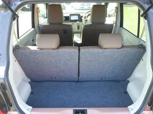 スズキ ラパン ＬＣ X 千葉県 2024(令6)年 3.1万km テラコッタピンクメタリック/アーバンブラウン 2トーン デュアルカメラブレーキサポート/社外メモリーナビ/【DVD/CD再生機能　Bluetooth接続】/バックカメラ/ドライブレコーダー（前後撮影）/ハーフレザーシート/前席シートヒーター/革巻きステアリング/ステアリングスイッチ/LEDヘッドライト/ウインカーミラー/リアコーナーセンサー/純正14インチアルミホイル/携帯リモコン