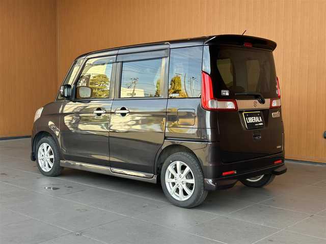 スズキ スペーシア X リミテッド 山口県 2015(平27)年 5.2万km アーバンブラウンパールメタリック ワンオーナー/社外メモリナビ/バックカメラ/フルセグTV/Bluetooth/両側パワースライドドア/衝突被害軽減ブレーキ/前席シートヒーター/ステアリングスイッチ/ウインカーミラー/フロアマット/前後ドライブレコーダー/スマートキー/保証書/取扱説明書