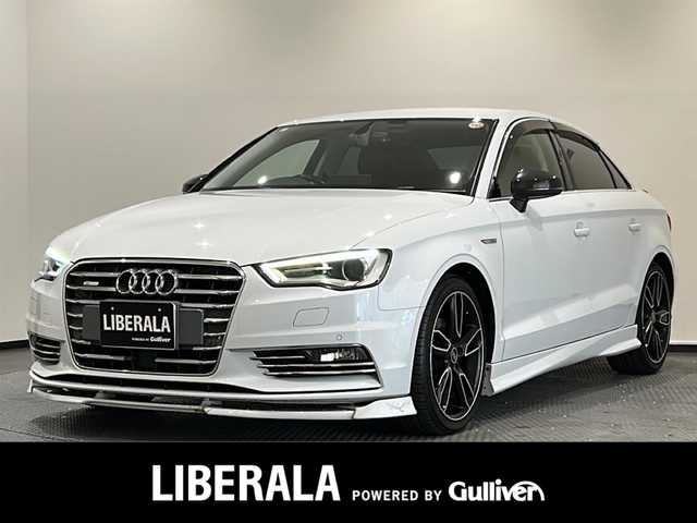アウディ Ａ３ セダン 1．4 TFSIシリンダーオンデマンド 新潟県 2014(平26)年 10.1万km 白 コンビニエンスパッケージ/・  アドバンストキーシステム/・リヤビューカメラ/・アウディパーキングシステム/社外エアロ（フロント/サイド/リア）/社外パドルシフト/社外シートカバー/MMI ナビゲーションシステム/・フルセグTV/・Bluetooth/・AM/FM/・CD/DVD/クルーズコントロール/オートライト/オートエアコン/ハンドルスイッチ/純正アルミホイール/ETC