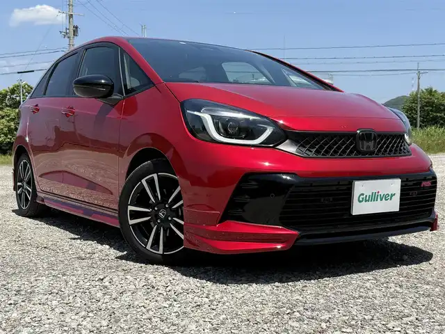 ホンダ フィット e:HEV RS 兵庫県 2023(令5)年 2.6万km プレミアムクリスタルレッドM 無限エアロ(F/S/RU)/純正9インチナビ/バックカメラ/フルセグTV/ビルトインETC/ハーフレザーシート