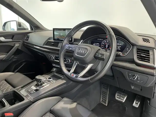 アウディ ＳＱ５ 愛知県 2018(平30)年 6万km 紺Ｍ ＢＡＮＧ＆ＯＬＵＦＳＥＮサウンド　/ファインナッパレザー　/バーチャコクピット　/マトリクスＬＥＤヘッドライト/純正ナビ　/フルセグＴＶ　/Ｂｌｕｅｔｏｏｔｈ　/３６０度カメラ　/ＡＣＣ　/ＬＫＡ　/ＢＳＭ　/シートヒーター　/パワーバックドア/ドライブレコーダー/プッシュスタート/ウィンカーミラー/アイドリングストップ