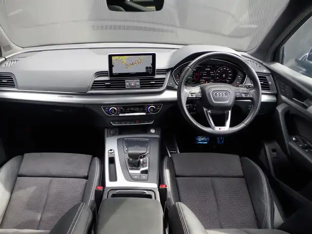 アウディ Ｑ５ 40TDIクワトロスポーツエアサ 香川県 2019(令1)年 3.7万km ミトスブラックメタリック 純正ナビ/360度カメラ/コーナーセンサー/ハーフレザー/シートヒーター/パワーシート/パワーバックドア/前後ドライブレコーダー/純正20インチアルミ/マトリクスLEDライト