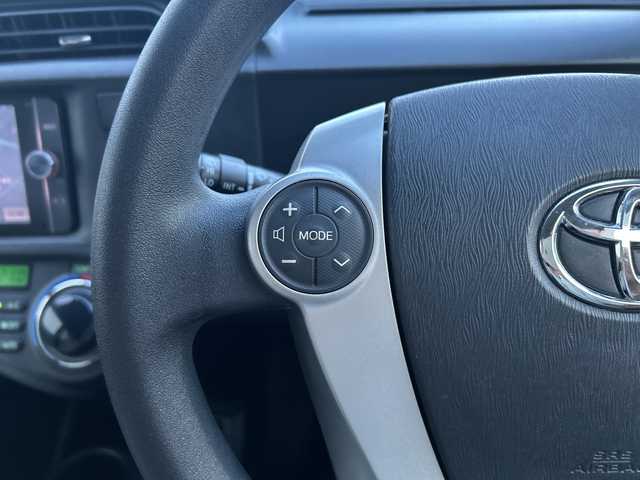 トヨタ アクア S 山形県 2014(平26)年 4万km シトラスオレンジマイカメタリック 純正7インチナビ/(BT/フルセグTV/CD/DVD/AM/FM）/バックカメラ/ETC/アイドリングストップ/LEDヘッドライト/フォグランプ/オートライト/ウィンカーミラー/電動格納ミラー/シートリフター/プッシュスタート/スマートキー/フロアマット/ドアバイザー/スペアキー/取扱説明書/保証書