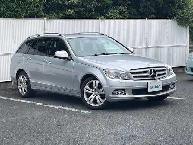 メルセデス・ベンツ Ｃ２５０ ステーションワゴン エレガンス 茨城県 2009(平21)年 7.2万km イリジウムシルバー エアバッグダブル＋サイド/ABS/パワーステアリング/バックカメラ/Bluetooth/TV/MD/パワーシートD席/N席/ルーフレール/フロアマット純正