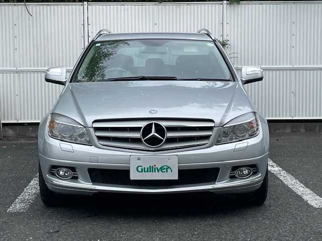 メルセデス・ベンツ Ｃ２５０ ステーションワゴン エレガンス 茨城県 2009(平21)年 7.2万km イリジウムシルバー エアバッグダブル＋サイド/ABS/パワーステアリング/バックカメラ/Bluetooth/TV/MD/パワーシートD席/N席/ルーフレール/フロアマット純正