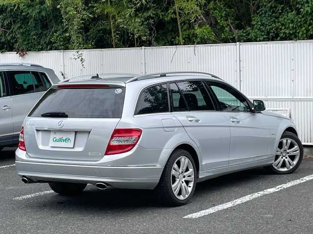 メルセデス・ベンツ Ｃ２５０ ステーションワゴン エレガンス 茨城県 2009(平21)年 7.2万km イリジウムシルバー エアバッグダブル＋サイド/ABS/パワーステアリング/バックカメラ/Bluetooth/TV/MD/パワーシートD席/N席/ルーフレール/フロアマット純正