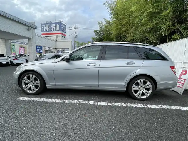 メルセデス・ベンツ Ｃ２５０ ステーションワゴン エレガンス 茨城県 2009(平21)年 7.2万km イリジウムシルバー エアバッグダブル＋サイド/ABS/パワーステアリング/バックカメラ/Bluetooth/TV/MD/パワーシートD席/N席/ルーフレール/フロアマット純正