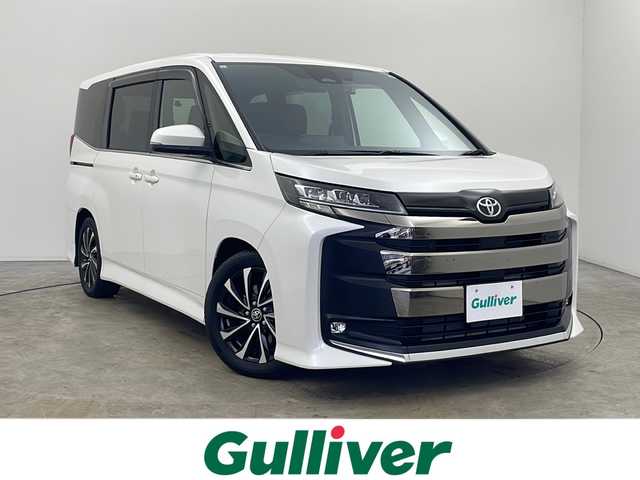 トヨタ ノア S－Z 秋田県 2023(令5)年 1.7万km ホワイトパールクリスタルシャイン ワンオーナー/４WD/純正メモリーナビ(Bluetooth/CD/DVD/フルセグ)/ヘットアップディスプレイ/バックカメラ/ETC2.0/デジタルインナーミラー/クルーズコントロール/クリアランスソナー/前席シートヒーター/ステアリングヒーター/前後ドライブレコーダー/前後コーナーセンサー/両側パワースライドドア/純正AW/サンシェード/HDMI端子/LEDヘッドライト/スマートキー