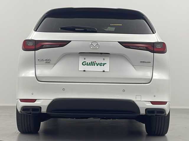 マツダ ＣＸ－６０ XD HV エクスクルーシブスポーツ 福島県 2022(令4)年 3.1万km ロジウムホワイトプレミアムメタリック /禁煙車//BOSEサウンド//全周囲カメラ//i-ACTIVSENSE/・スマートシティブレーキ/・マツダ・レーダー・クルーズ・コントロール/・レーンキープ・アシスト・システム//ブラインドスポットモニター//ヘッドアップディスプレイ//純正ナビ/・BT.USB.スマホ連携/・フルセグTV//電動リアゲート//本革シート/・前席パワーシート/・D席シートメモリー/・全席シートヒーター/・前席シートベンチレーション//ステアリングヒーター//ドライブレコーダー（FR）//ETC//プッシュスタート//スマートキー×2//電動パーキングブレーキ//LEDヘッドライト//純正フロアマット//純正20インチAW