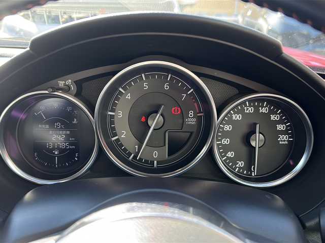 マツダ ロードスター RS 三重県 2016(平28)年 13.2万km ソウルレッドプレミアムメタリック 純正ナビ/ＢＳＭ/ＥＴＣ/スペアキー/シートヒーター/USB給電/レーンキープアシスト/LEDヘッドライト/ステアリングスイッチ/オートライト/RECAROシート/MT車/禁煙車